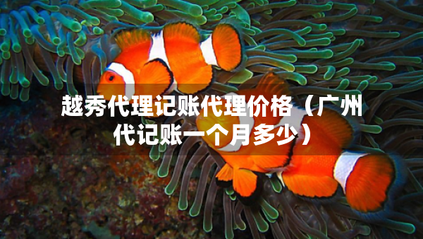 越秀代理記賬代理價(jià)格（廣州代記賬一個(gè)月多少）