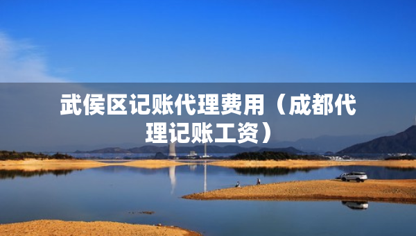 武侯區(qū)記賬代理費(fèi)用（成都代理記賬工資）