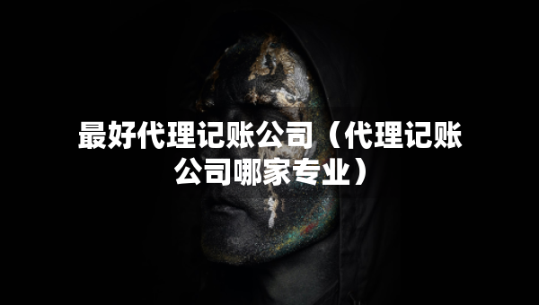 最好代理記賬公司（代理記賬公司哪家專業(yè)）