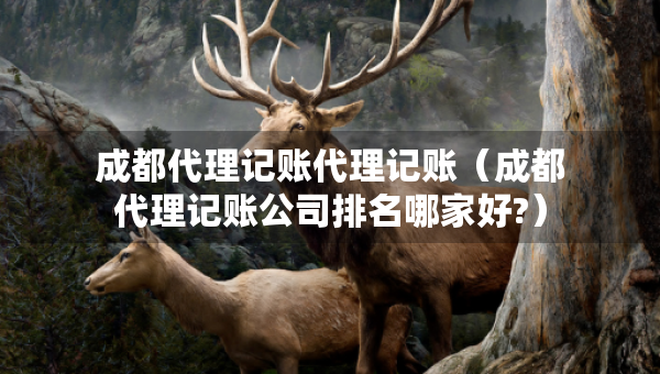 成都代理記賬代理記賬（成都代理記賬公司排名哪家好?）
