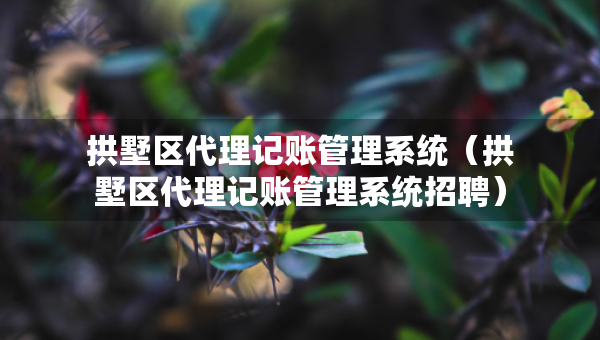 拱墅區(qū)代理記賬管理系統(tǒng)（拱墅區(qū)代理記賬管理系統(tǒng)招聘）