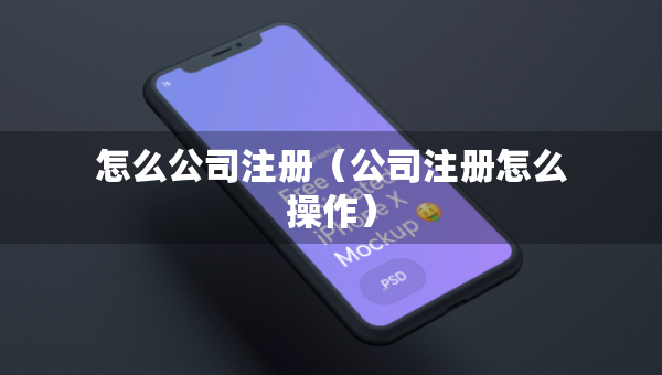 怎么公司注冊（公司注冊怎么操作）