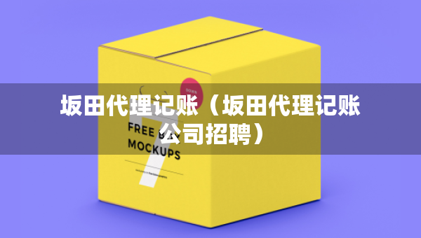 坂田代理記賬（坂田代理記賬公司招聘）