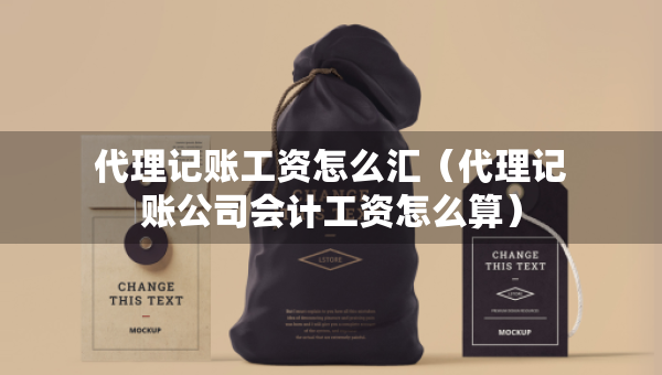 代理記賬工資怎么匯（代理記賬公司會計工資怎么算）