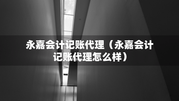 永嘉會計(jì)記賬代理（永嘉會計(jì)記賬代理怎么樣）