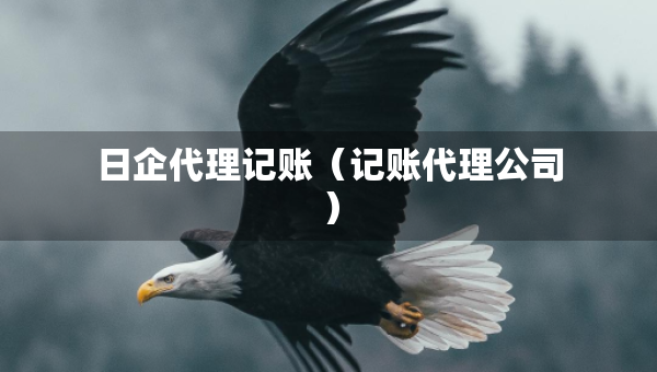 日企代理記賬（記賬代理公司）