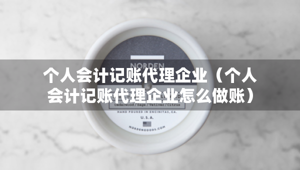 個(gè)人會(huì)計(jì)記賬代理企業(yè)（個(gè)人會(huì)計(jì)記賬代理企業(yè)怎么做賬）