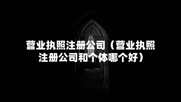 營業(yè)執(zhí)照注冊(cè)公司（營業(yè)執(zhí)照注冊(cè)公司和個(gè)體哪個(gè)好）