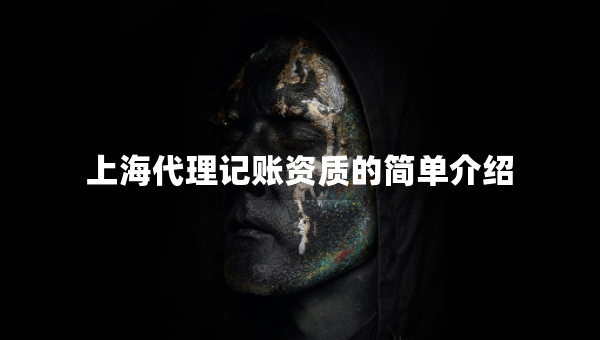 上海代理記賬資質(zhì)的簡單介紹