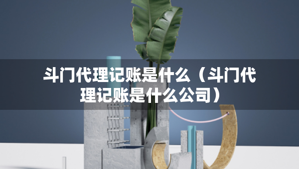 斗門代理記賬是什么（斗門代理記賬是什么公司）