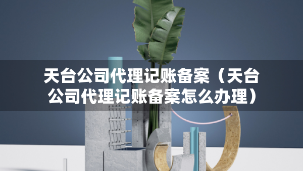 天臺(tái)公司代理記賬備案（天臺(tái)公司代理記賬備案怎么辦理）