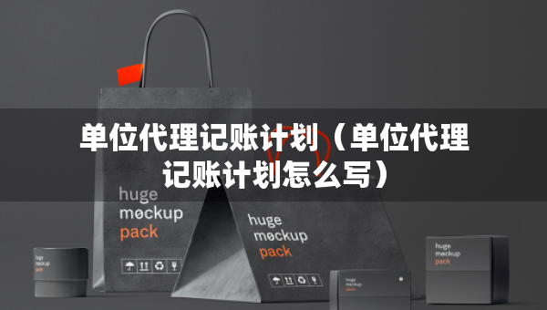單位代理記賬計(jì)劃（單位代理記賬計(jì)劃怎么寫）