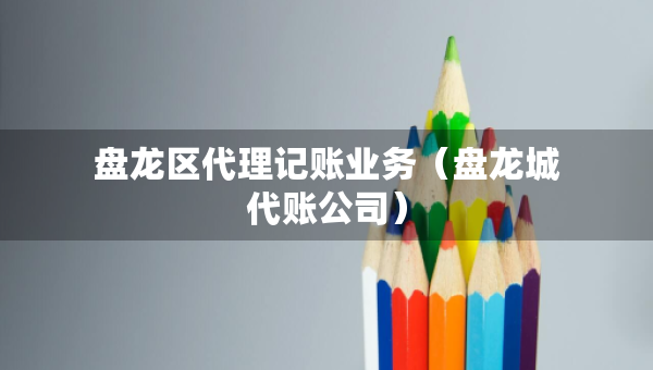 盤龍區(qū)代理記賬業(yè)務(wù)（盤龍城代賬公司）