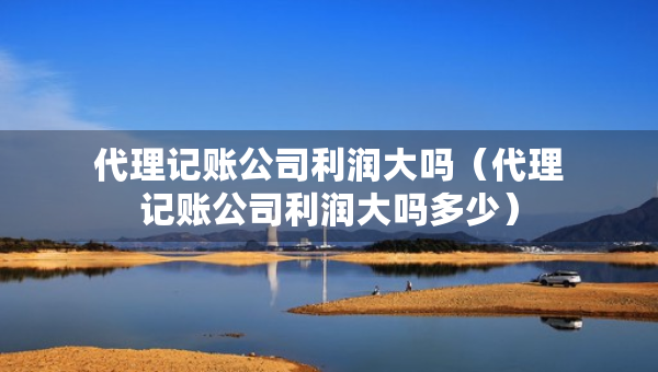 代理記賬公司利潤(rùn)大嗎（代理記賬公司利潤(rùn)大嗎多少）