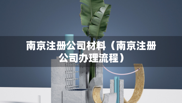 南京注冊公司材料（南京注冊公司辦理流程）