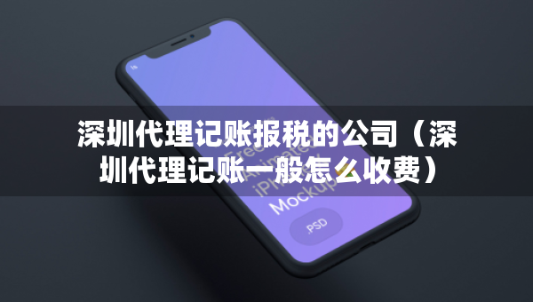 深圳代理記賬報稅的公司（深圳代理記賬一般怎么收費）