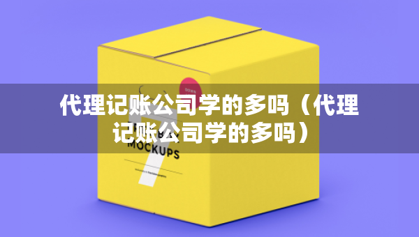 代理記賬公司學(xué)的多嗎（代理記賬公司學(xué)的多嗎）