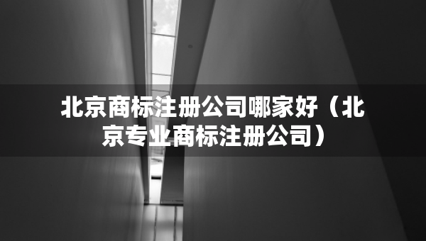 北京商標(biāo)注冊(cè)公司哪家好（北京專業(yè)商標(biāo)注冊(cè)公司）