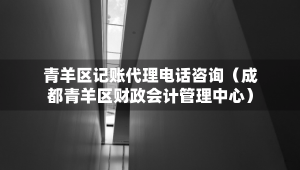 青羊區(qū)記賬代理電話咨詢（成都青羊區(qū)財(cái)政會(huì)計(jì)管理中心）