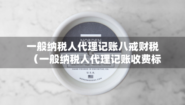 一般納稅人代理記賬八戒財稅（一般納稅人代理記賬收費標準）