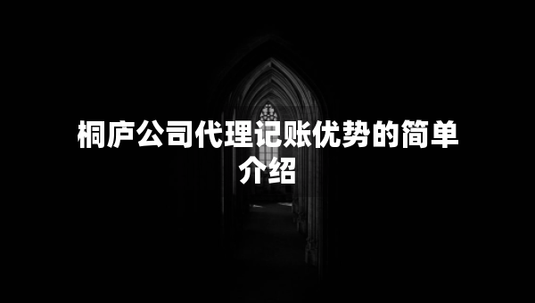 桐廬公司代理記賬優(yōu)勢(shì)的簡(jiǎn)單介紹