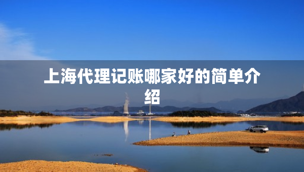 上海代理記賬哪家好的簡單介紹