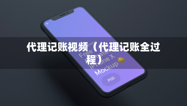 代理記賬視頻（代理記賬全過(guò)程）