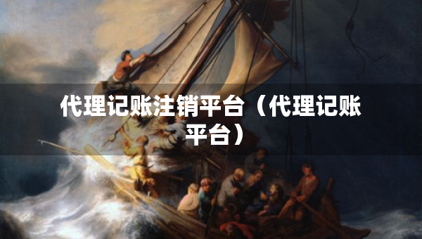 代理記賬注銷平臺（代理記賬 平臺）