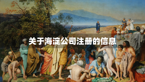 關于海淀公司注冊的信息