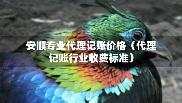 安順專業(yè)代理記賬價格（代理記賬行業(yè)收費標準）