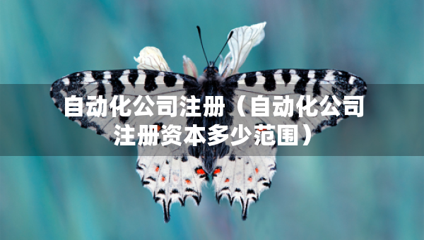 自動(dòng)化公司注冊(cè)（自動(dòng)化公司注冊(cè)資本多少范圍）