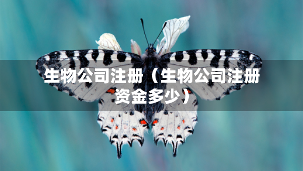 生物公司注冊（生物公司注冊資金多少）