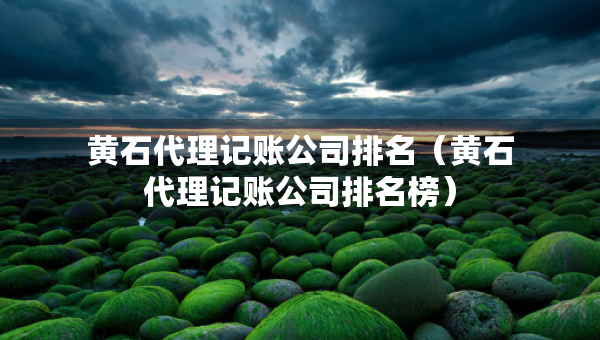 黃石代理記賬公司排名（黃石代理記賬公司排名榜）