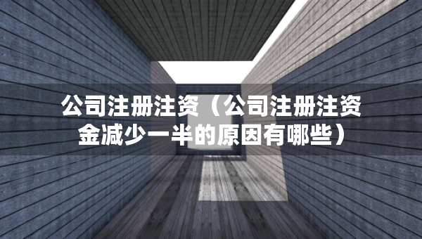 公司注冊(cè)注資（公司注冊(cè)注資金減少一半的原因有哪些）