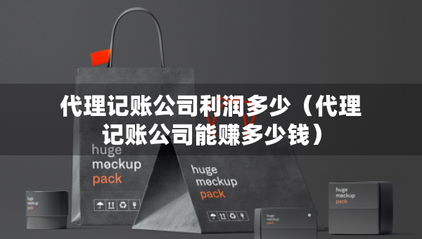 代理記賬公司利潤(rùn)多少（代理記賬公司能賺多少錢(qián)）