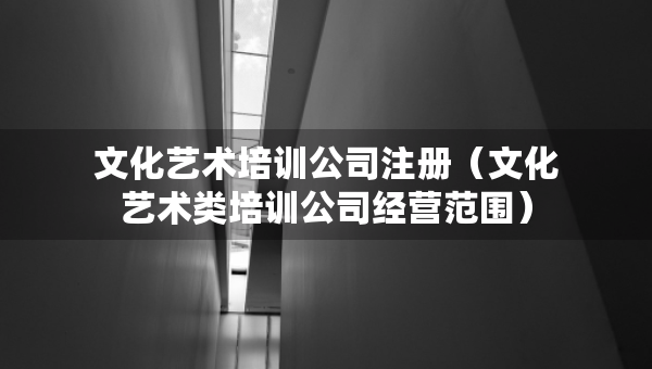 文化藝術(shù)培訓(xùn)公司注冊（文化藝術(shù)類培訓(xùn)公司經(jīng)營范圍）