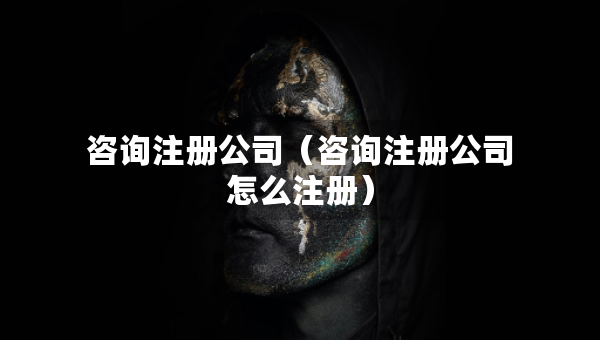 咨詢注冊公司（咨詢注冊公司怎么注冊）