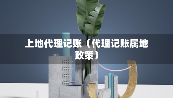 上地代理記賬（代理記賬屬地政策）