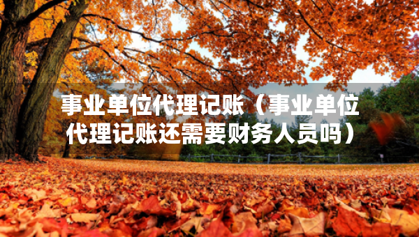事業(yè)單位代理記賬（事業(yè)單位代理記賬還需要財務(wù)人員嗎）