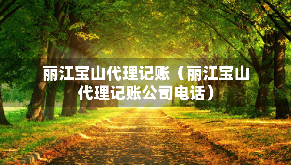 麗江寶山代理記賬（麗江寶山代理記賬公司電話）