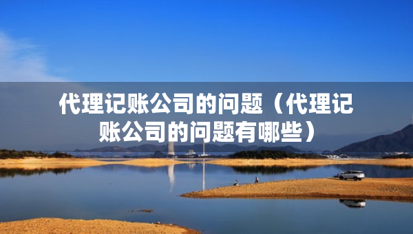 代理記賬公司的問題（代理記賬公司的問題有哪些）