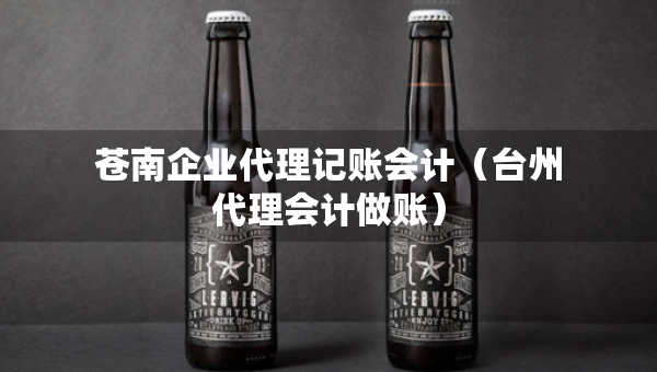 蒼南企業(yè)代理記賬會(huì)計(jì)（臺(tái)州代理會(huì)計(jì)做賬）