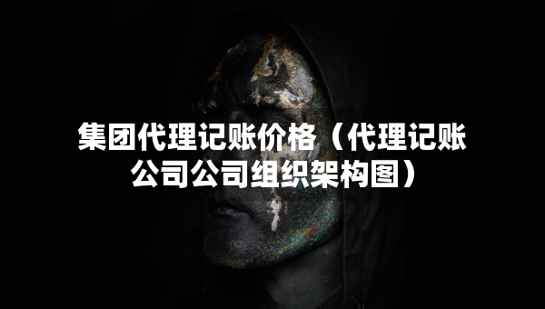 集團(tuán)代理記賬價格（代理記賬公司公司組織架構(gòu)圖）