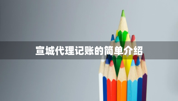 宣城代理記賬的簡單介紹