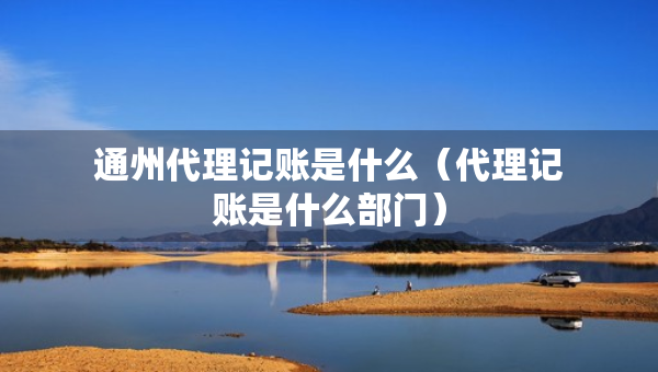 通州代理記賬是什么（代理記賬是什么部門）