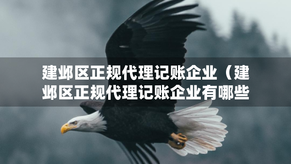 建鄴區(qū)正規(guī)代理記賬企業(yè)（建鄴區(qū)正規(guī)代理記賬企業(yè)有哪些）