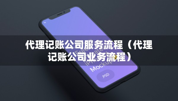 代理記賬公司服務(wù)流程（代理記賬公司業(yè)務(wù)流程）