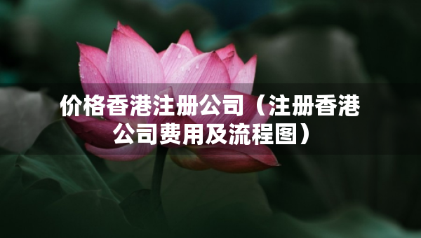 價(jià)格香港注冊(cè)公司（注冊(cè)香港公司費(fèi)用及流程圖）