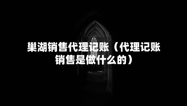 巢湖銷(xiāo)售代理記賬（代理記賬銷(xiāo)售是做什么的）