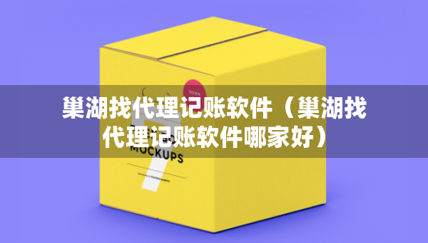 巢湖找代理記賬軟件（巢湖找代理記賬軟件哪家好）